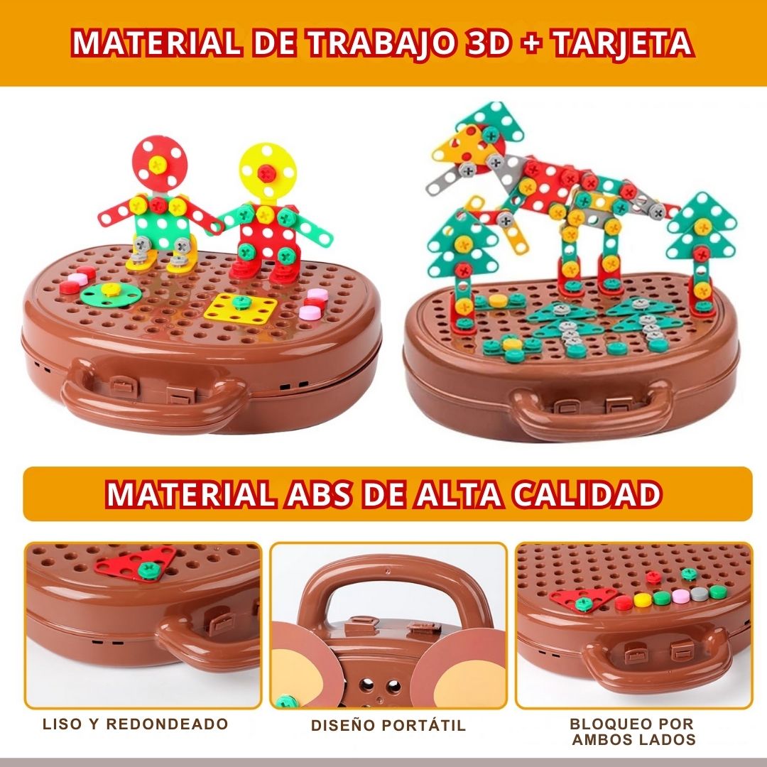 CAJA DE HERRAMIENTAS DE JUEGO - MONTESSORI