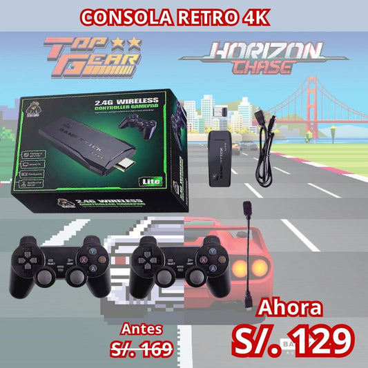 Consola Videojuego Retro Stick 4K