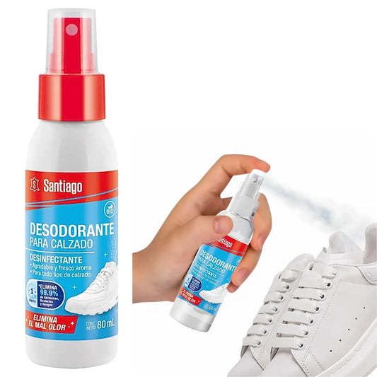 Desodorante para Calzado Desinfectante SANTIAGO Frasco 80ml